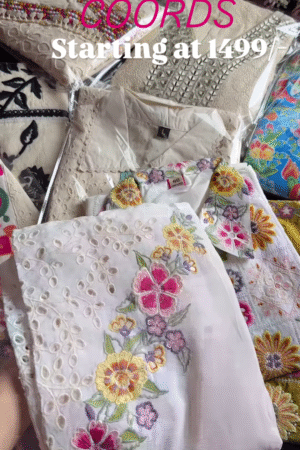 🌸 Ethnic Elegance Co-ord Set 👑 Stylish & Affordable 💖