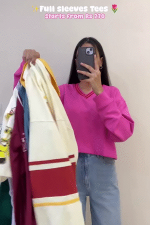 Women’s Full Sleeve Printed Sweatshirt | Cozy Casual Everyday Wear 💫