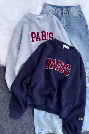 🌆 Urban Parisian Vibes Sweatshirt Collection ❄️🖤✨