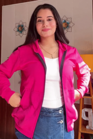 Trendy Hooded Sweatshirt