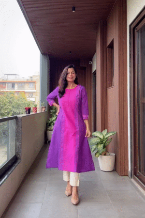 Teal Grace Embroidered Kurta