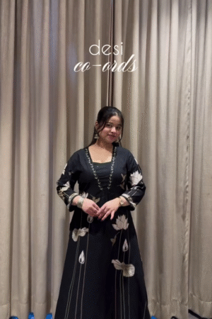 Emerald Bloom Desi Co-Ord Set