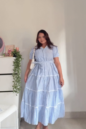 Scarlet Bow Shoulder Bodycon Maxi Dress