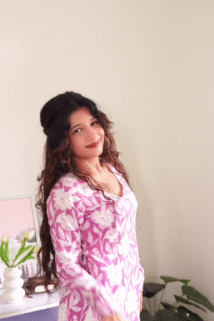 Midnight Starry Square-Neck Dress