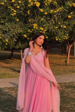 Soft Pink Organza Saree
